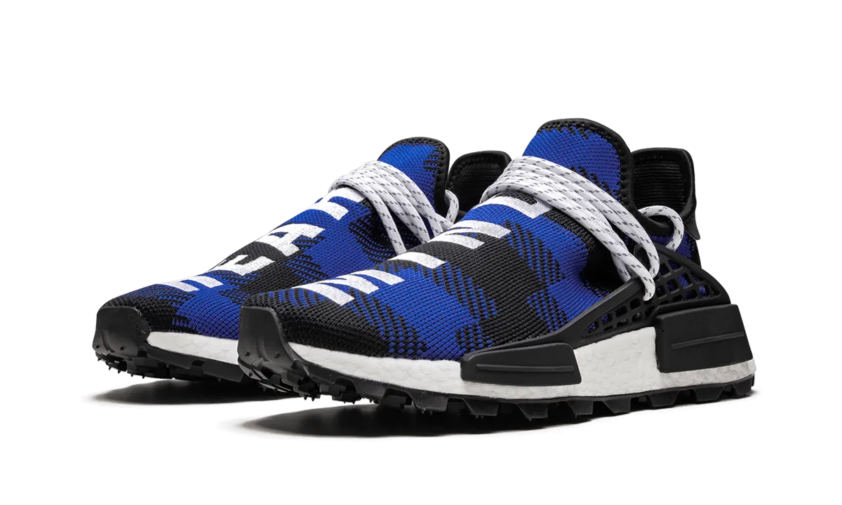 NMD Humanrace "Pharrell Williams X Billionaire Boys Club - Plaid Pack Blue" adidas low-top mens trainers