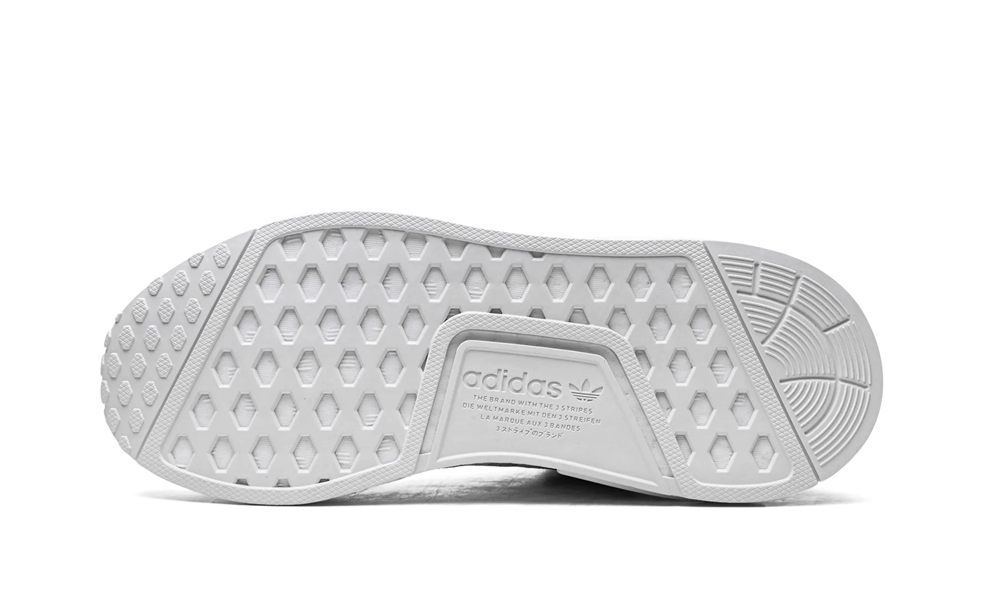 NMD R1 GS GS "White" adidas grade school sneakers