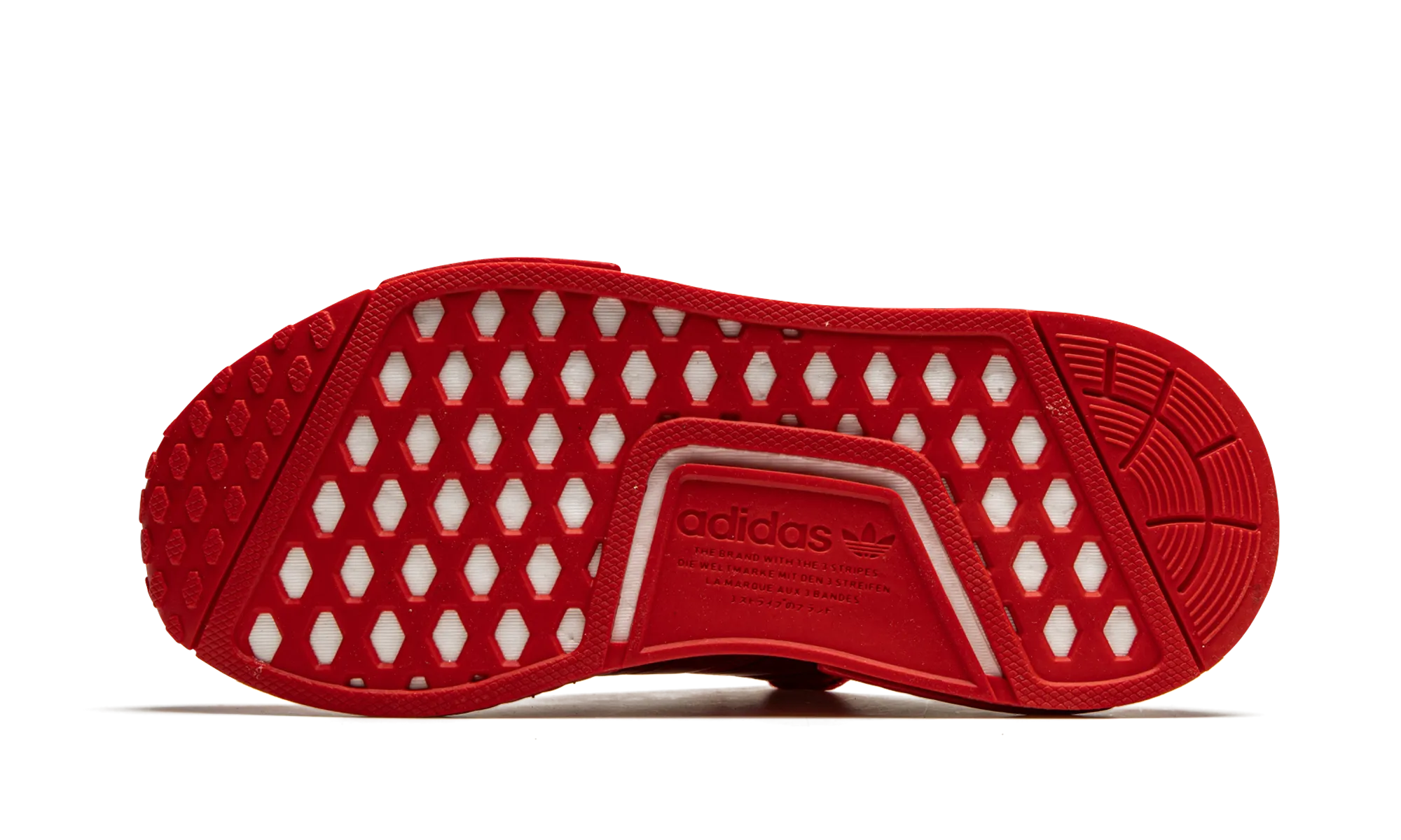 NMD R1 GS "Triple Scarlet" adidas grade school sneakers