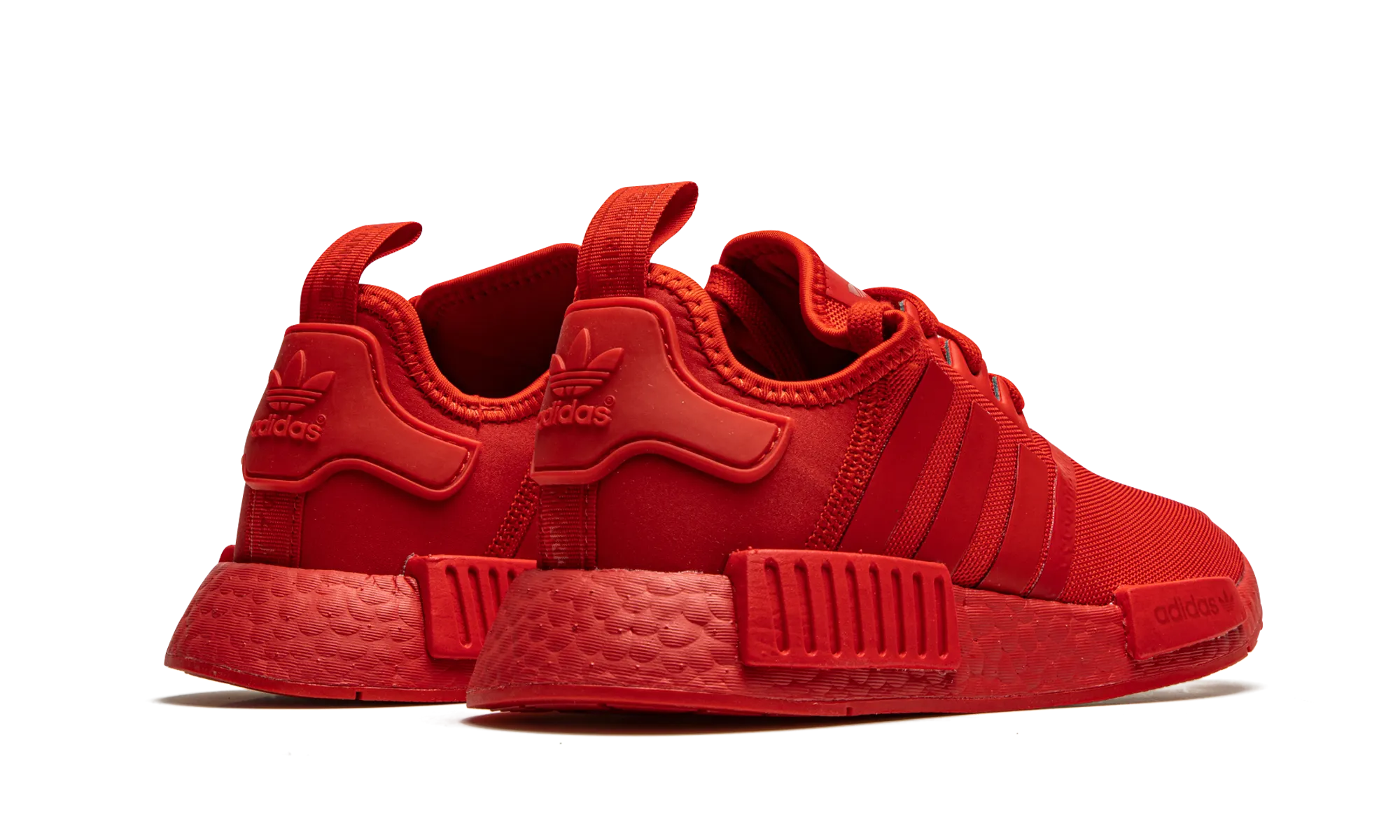 NMD R1 GS "Triple Scarlet" adidas grade school sneakers