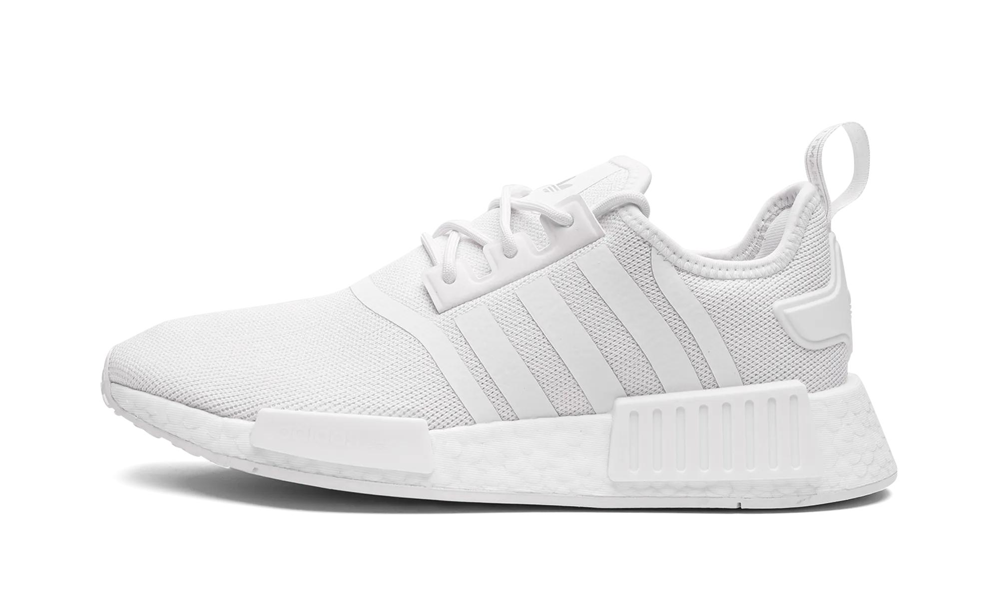 NMD R1 PRIMEBLUE MNS WMNS "triple white" Adidas Women's shoes