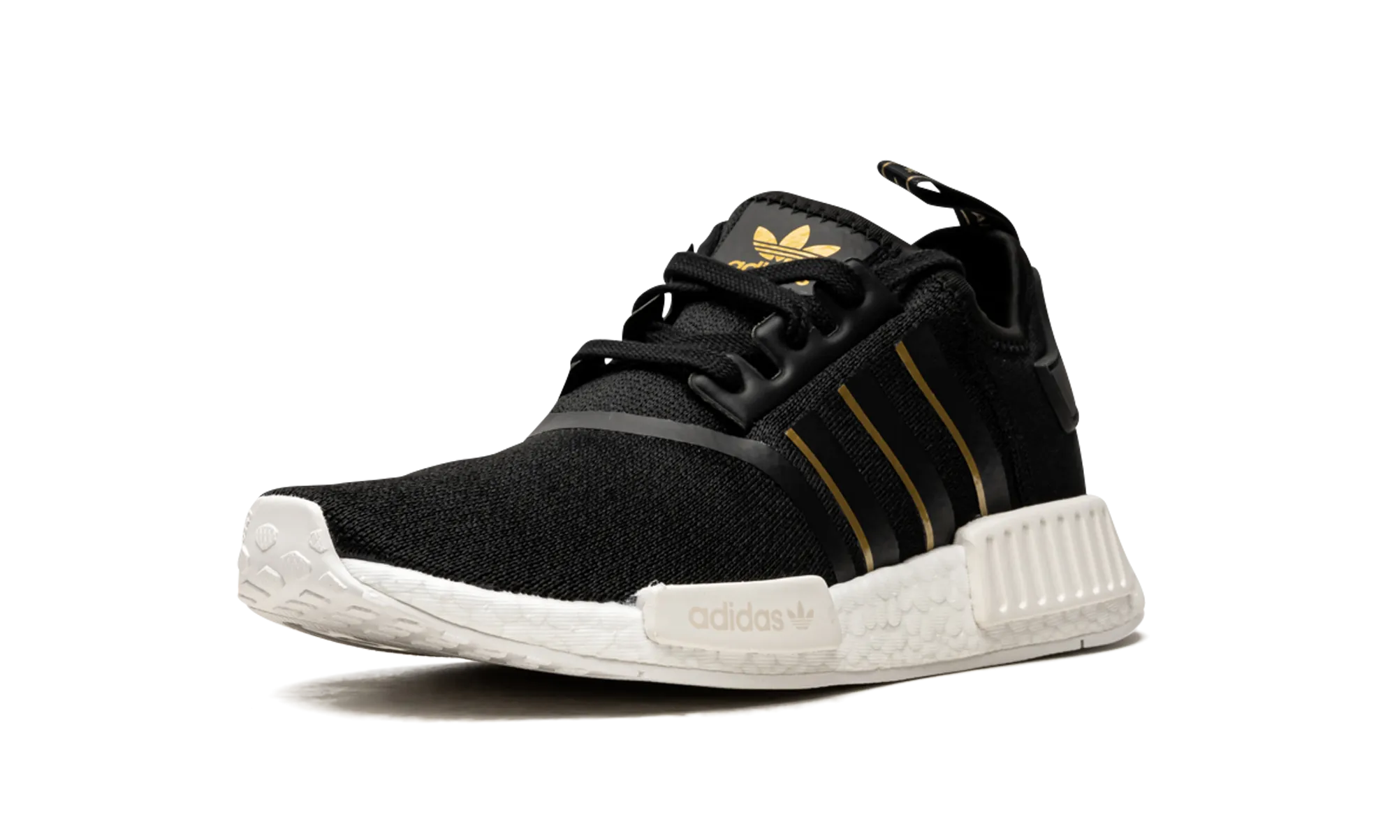 NMD R1 W "Black / Gold" adidas stylish womens sneakers