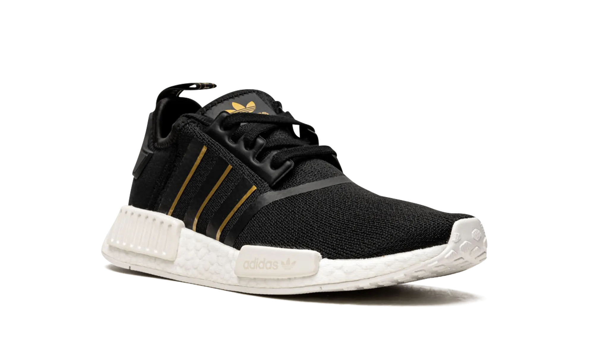 NMD R1 W "Black / Gold" adidas stylish womens sneakers