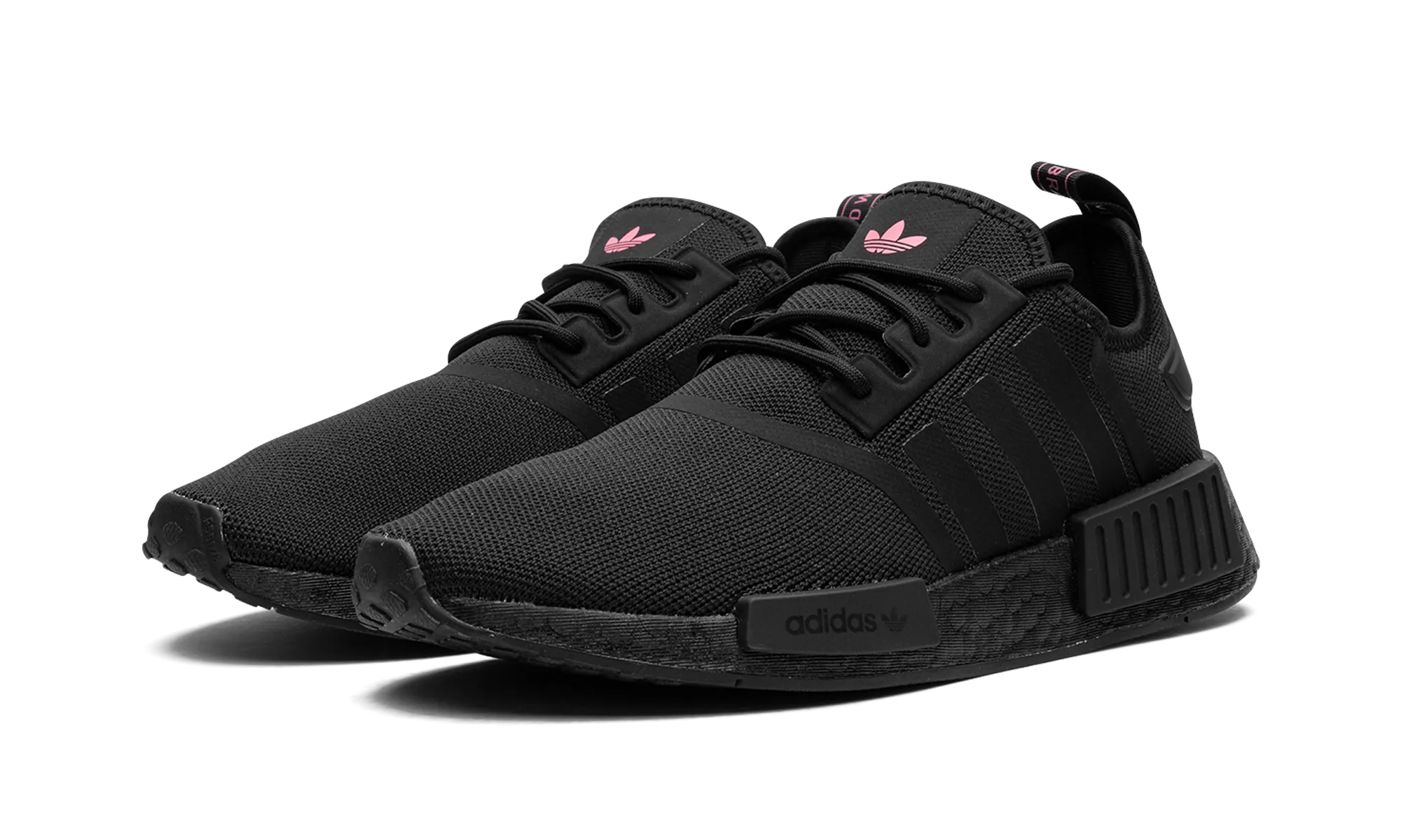 NMD R1 WMNS "Black Solar Pink" adidas stylish womens sneakers