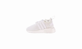 NMD_R1 TD "Triple White" adidas toddler soft sneakers