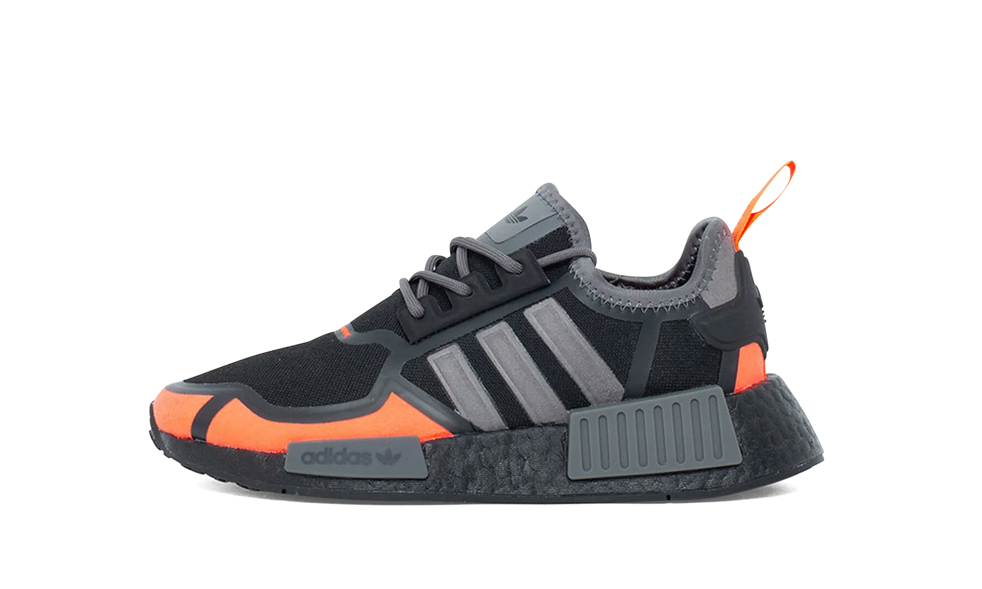 NMD_R1 GS "Black Solar Red" Adidas Grade School shoes