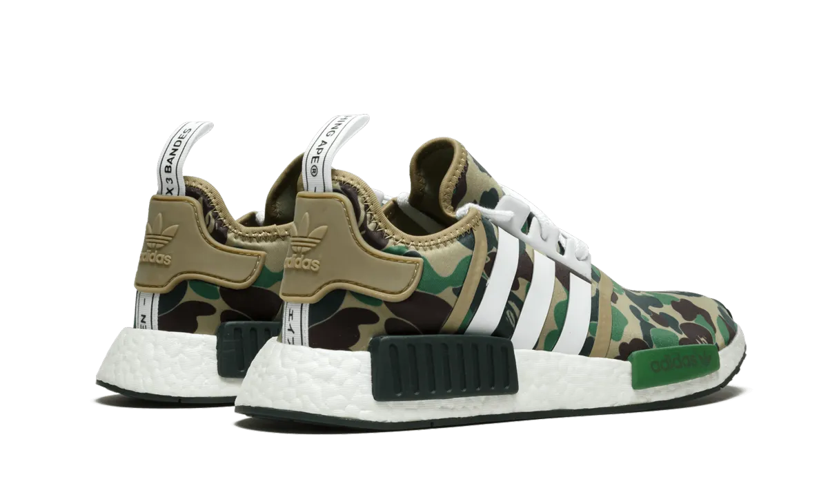 NMD_R1 "Bape - Green Camo" adidas low-top mens trainers