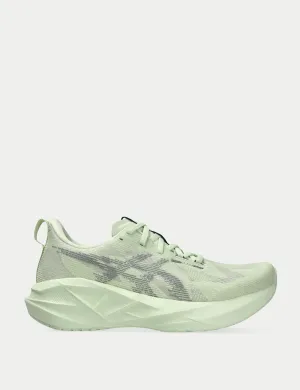 Novablast 5 - Whisper Green/Monument Blue Asics performance training shoes for gym workouts