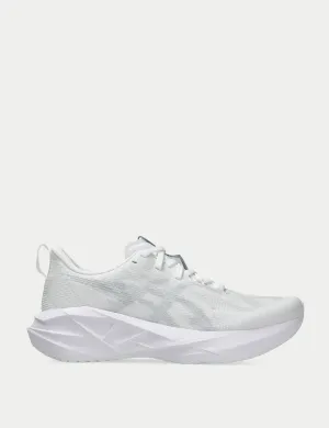 Novablast 5 - White/Piedmont Grey Asics performance training shoes for gym workouts