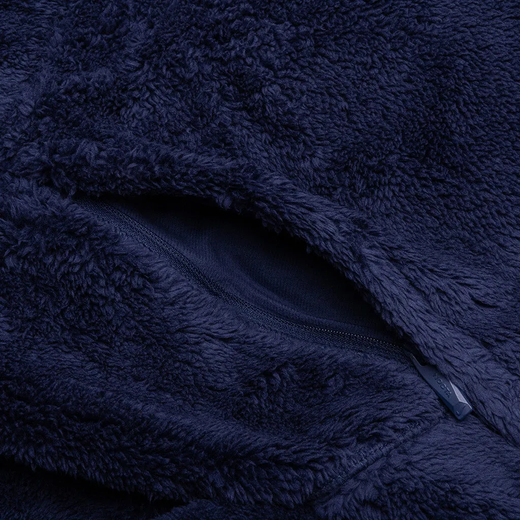 NRG Nocta Velour Pant Womens - Midnight Navy/Wolf Grey Nike Bold Logo Sneakers