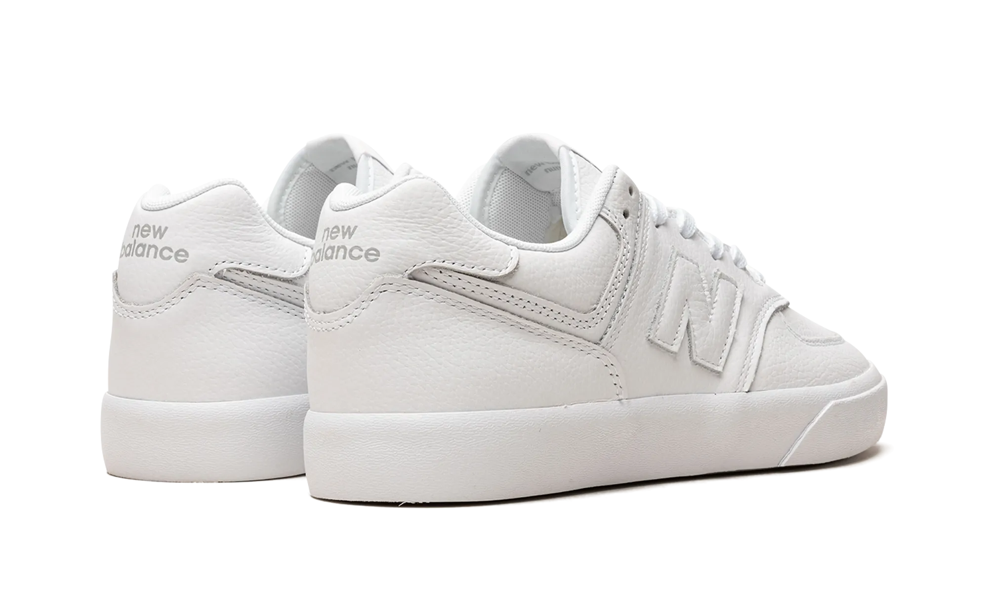 Numeric 574 Vulc "Triple White" new balance mens casual sneakers