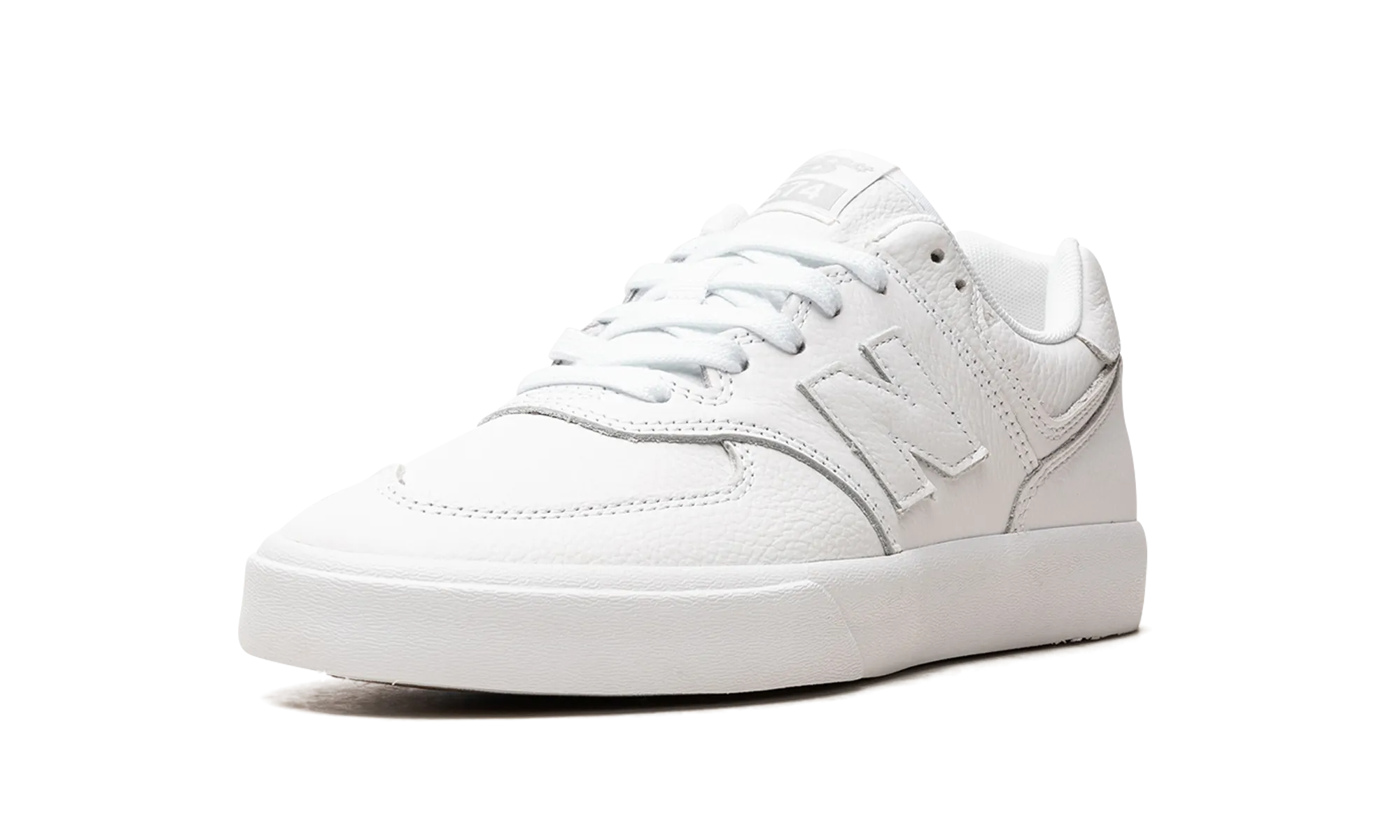 Numeric 574 Vulc "Triple White" new balance mens casual sneakers