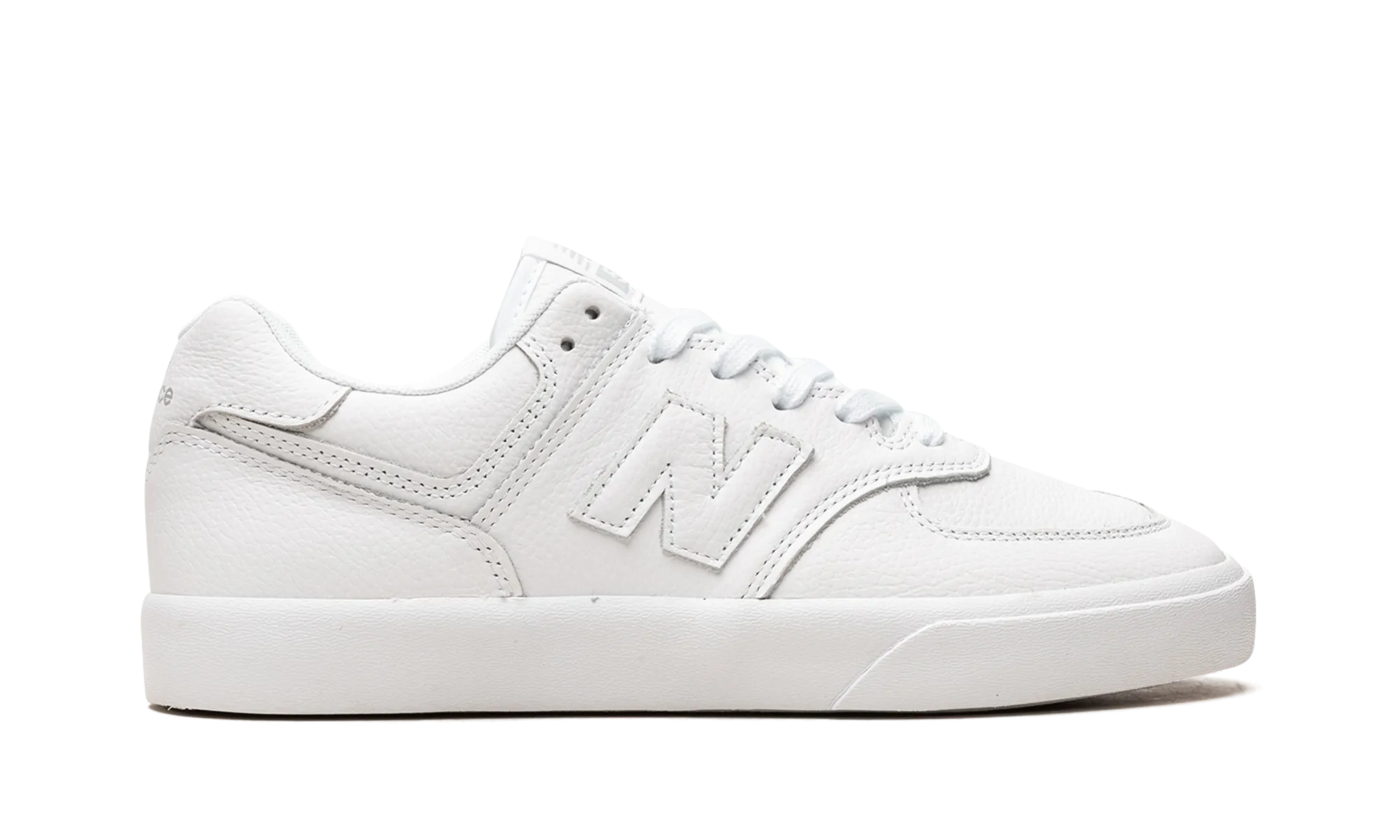 Numeric 574 Vulc "Triple White" new balance mens casual sneakers
