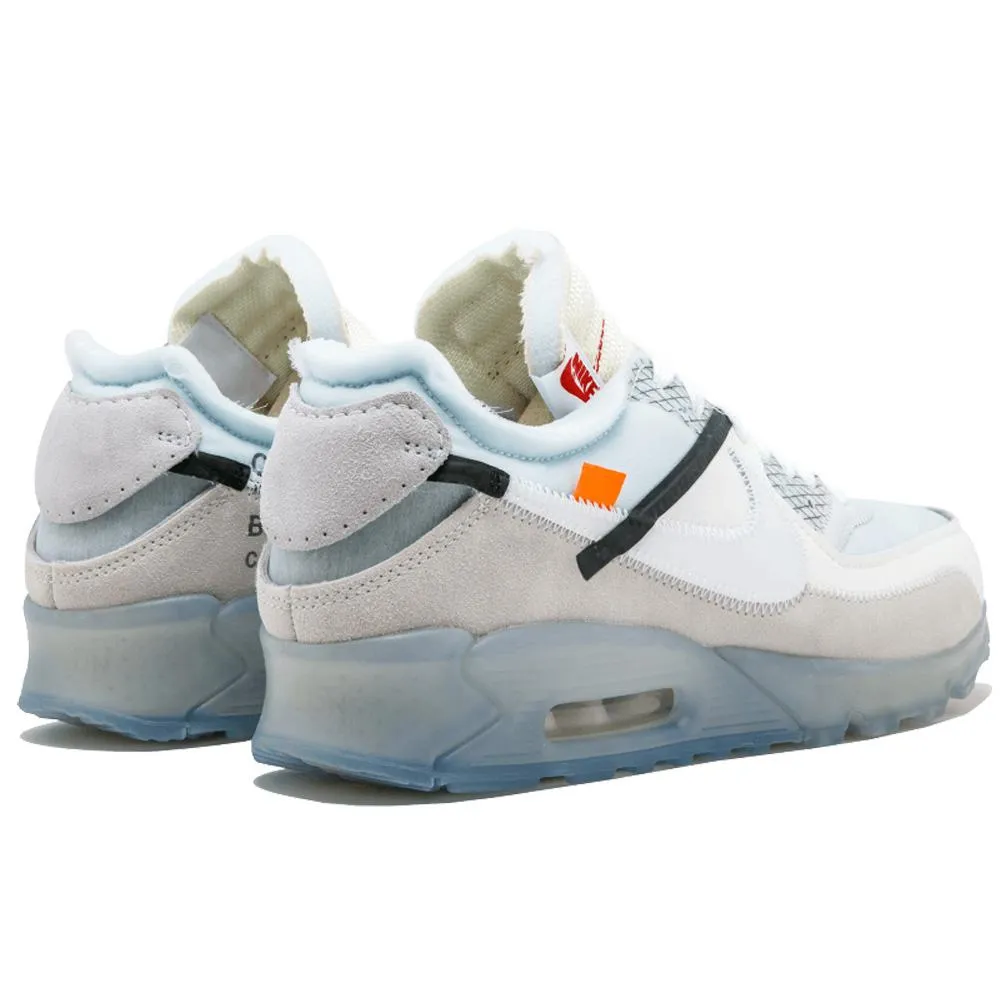 Off-White x Nike Air Max 90 White Nike Air Max cushioned sneakers
