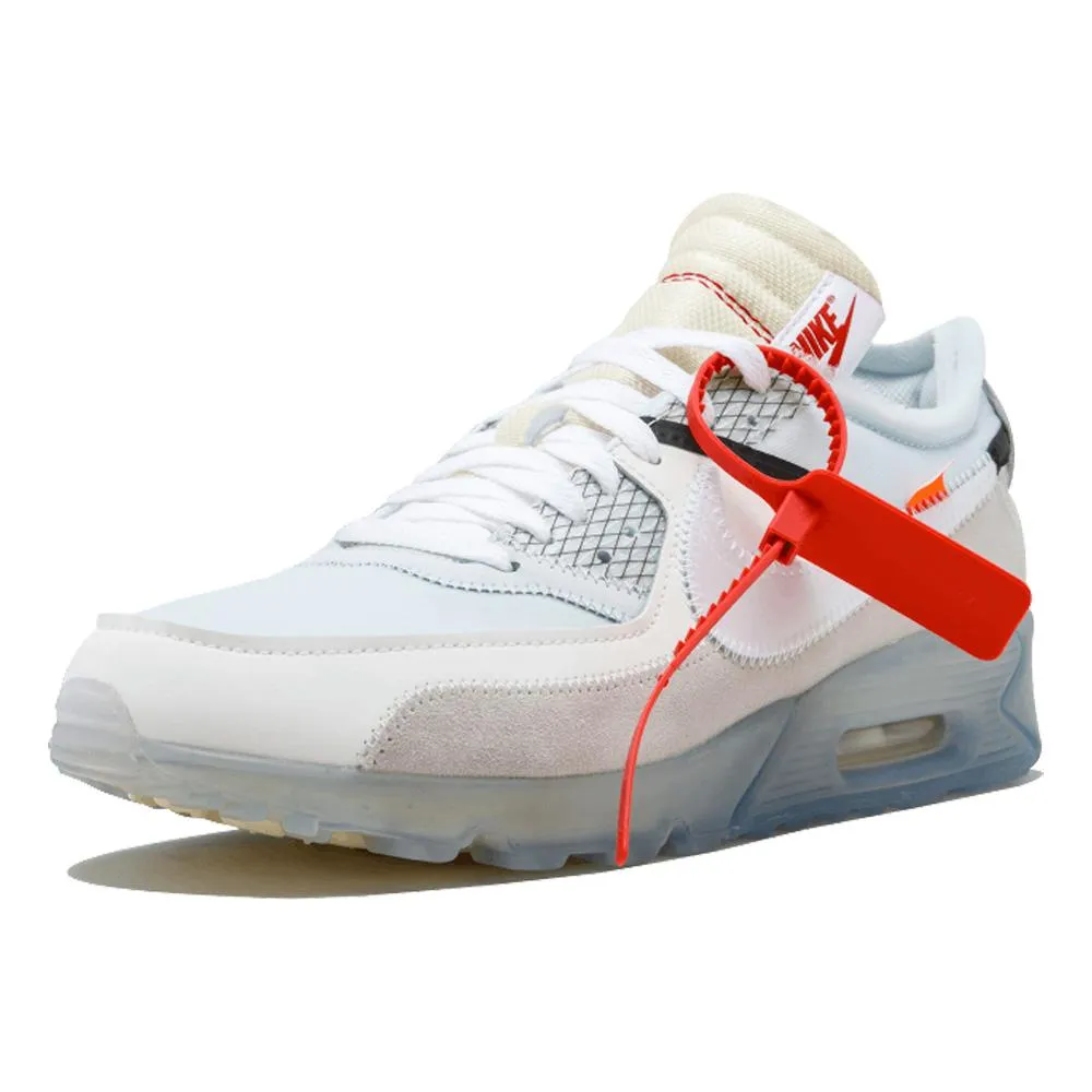 Off-White x Nike Air Max 90 White Nike Air Max cushioned sneakers