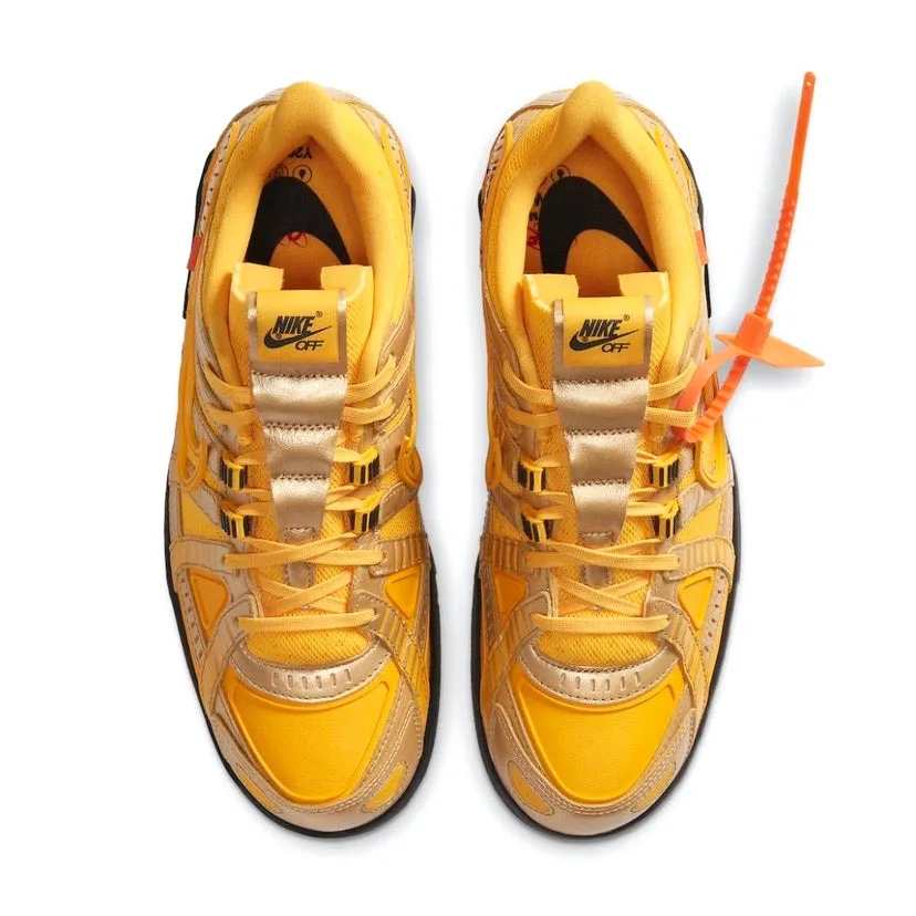 Off-White x Nike Air Rubber Dunk University Gold Iconic Sneakers