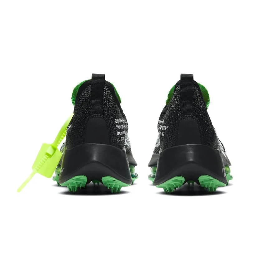 OFF WHITE ZOOM TEMPO NEXT % BLACK GREEN Iconic Sneakers