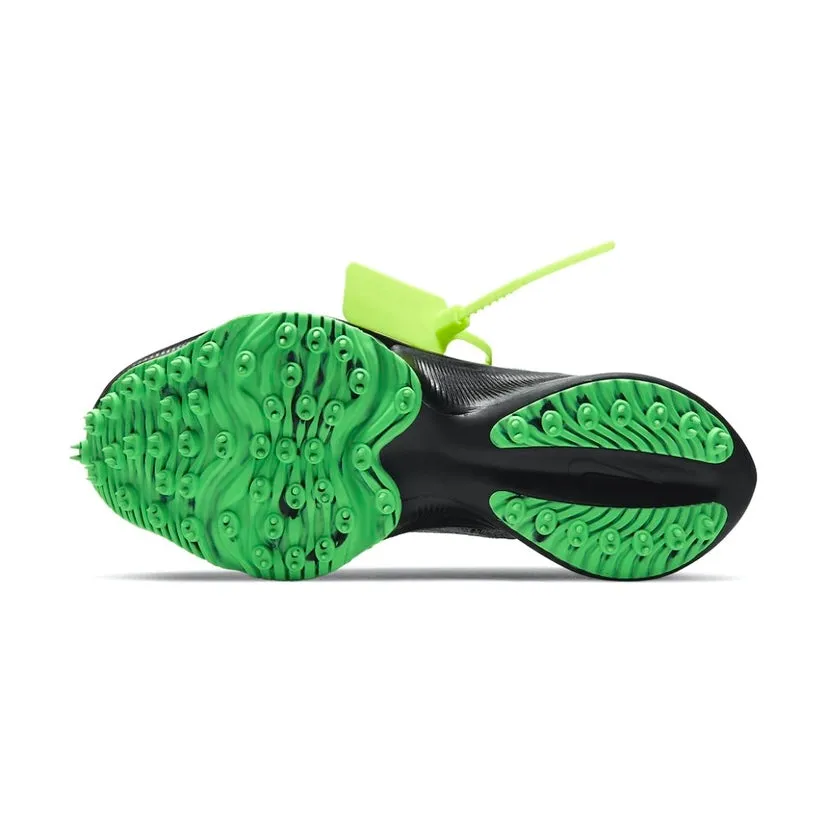 OFF WHITE ZOOM TEMPO NEXT % BLACK GREEN Iconic Sneakers