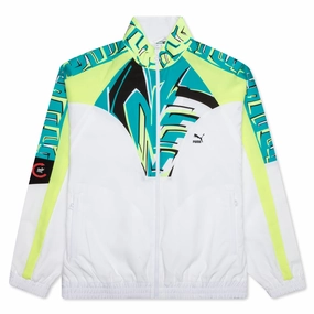 OG Disc Track Jacket - White Puma trainers with bold stripe logo