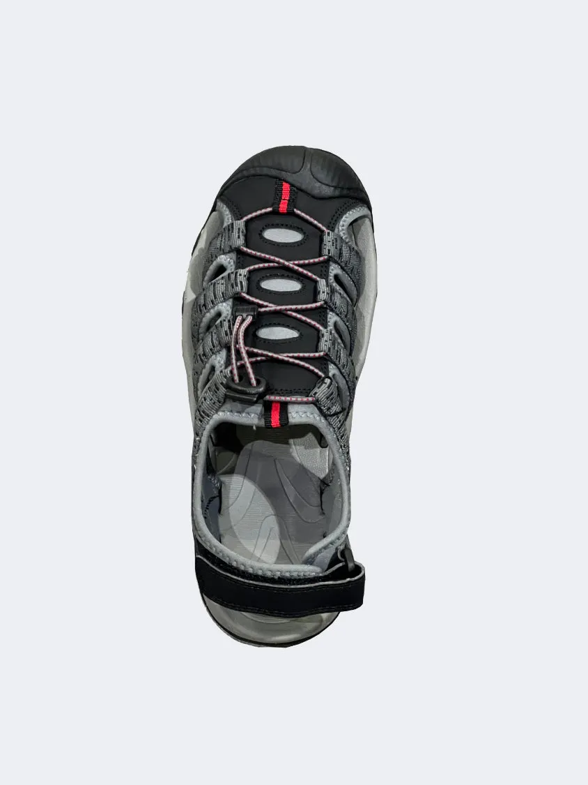 Oil And Gaz Closed Toe Men Lifestyle Sandals Black/Red Mens Casual Everyday Sneakers