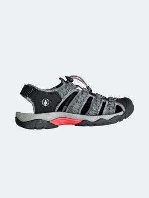 Oil And Gaz Closed Toe Men Lifestyle Sandals Black/Red Mens shoes for everyday urban style