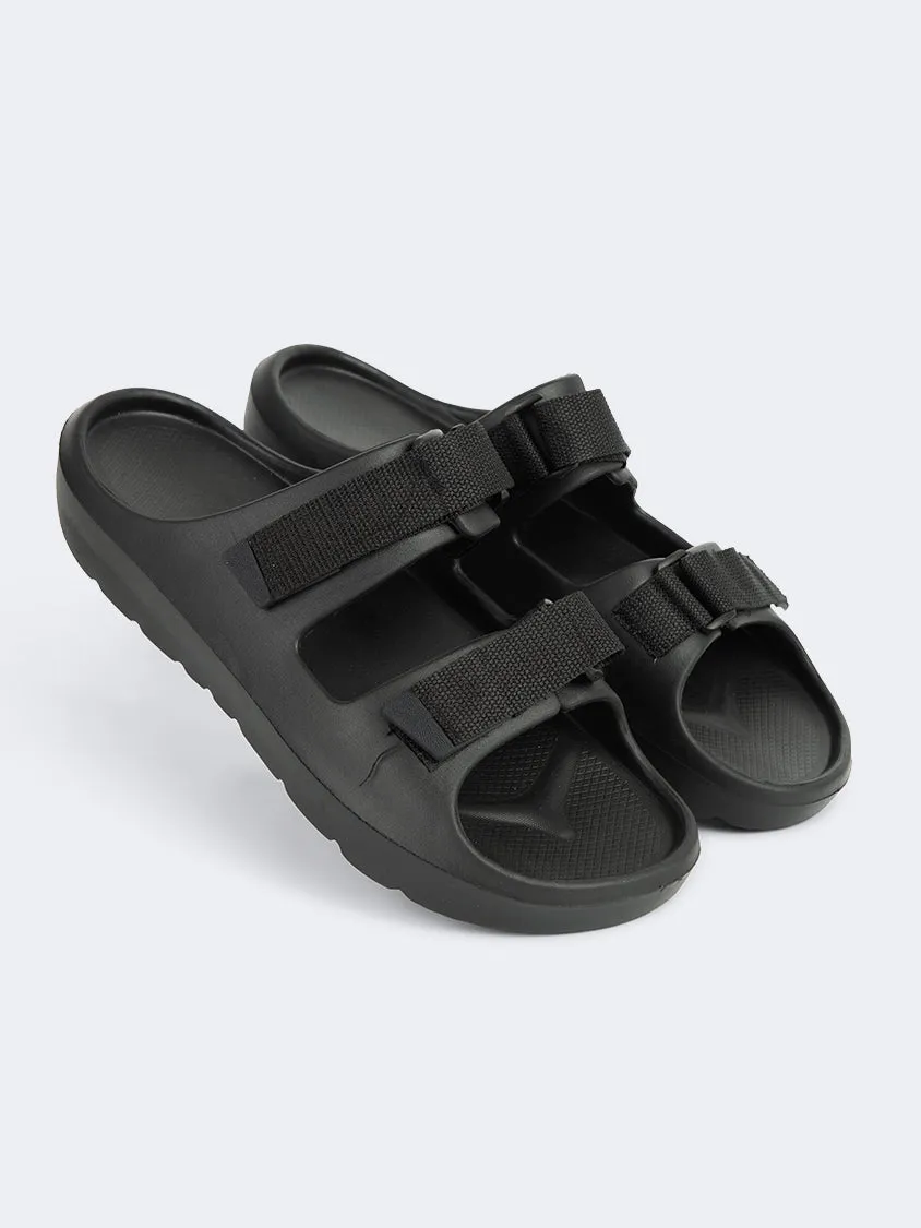 Oil And Gaz Comfortable Men Beach Slide Black Essential mens casual shoes for comfort