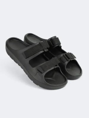 Oil And Gaz Comfortable Men Beach Slide Black Essential mens casual shoes for comfort