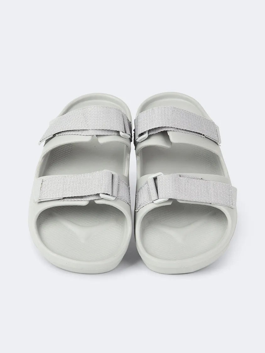 Oil And Gaz Comfortable Men Beach Slide Grey Mens Urban Style Comfort Shoes