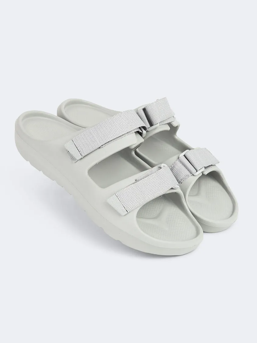 Oil And Gaz Comfortable Men Beach Slide Grey Essential mens casual shoes for comfort