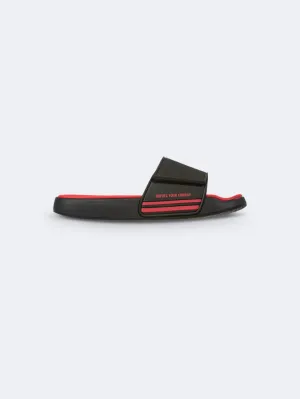 Oil And Gaz Comfy Men Beach Slide Black/Red Essential mens casual shoes for comfort