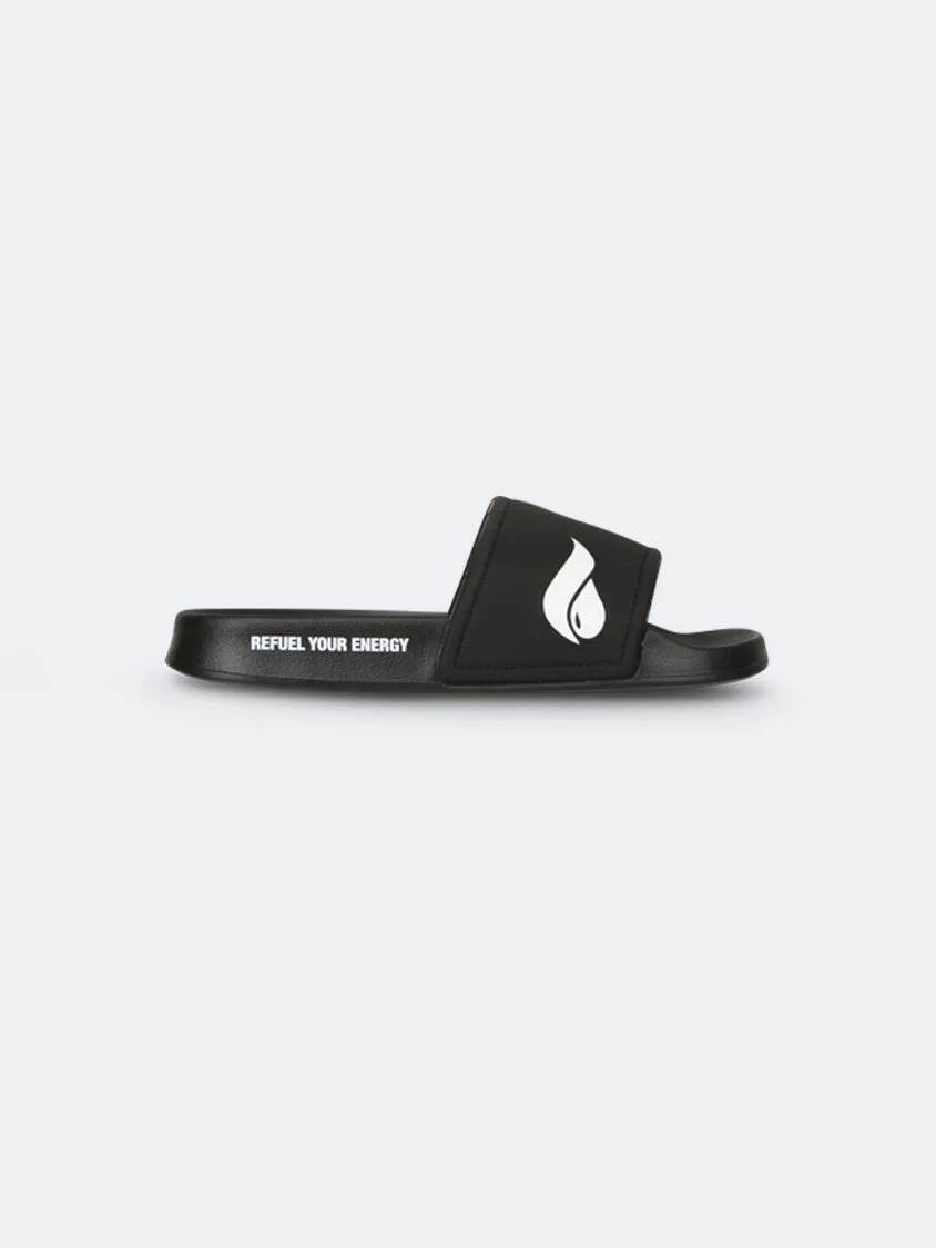 Oil And Gaz Comfy Unisex Beach Slide Black/White Essential mens casual shoes for comfort
