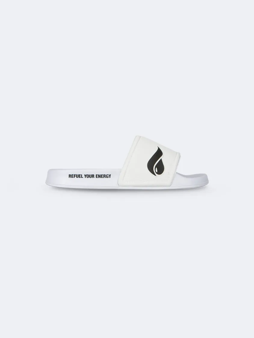 Oil And Gaz Comfy Unisex Beach Slide White/Black Essential mens casual shoes for comfort