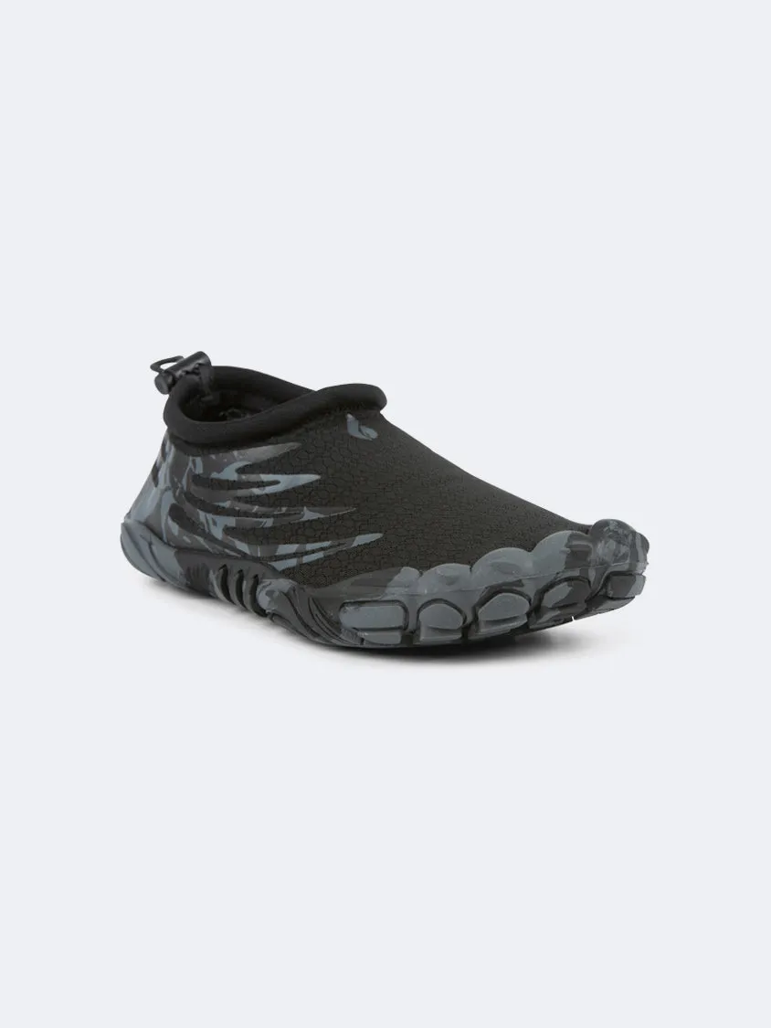 Oil And Gaz Flexible Unisex Beach Aqua Shoes Black/Grey Mens Urban Style Comfort Shoes
