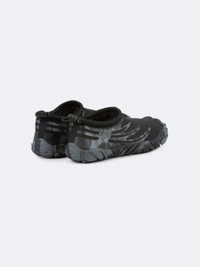 Oil And Gaz Flexible Unisex Beach Aqua Shoes Black/Grey Mens Urban Style Comfort Shoes