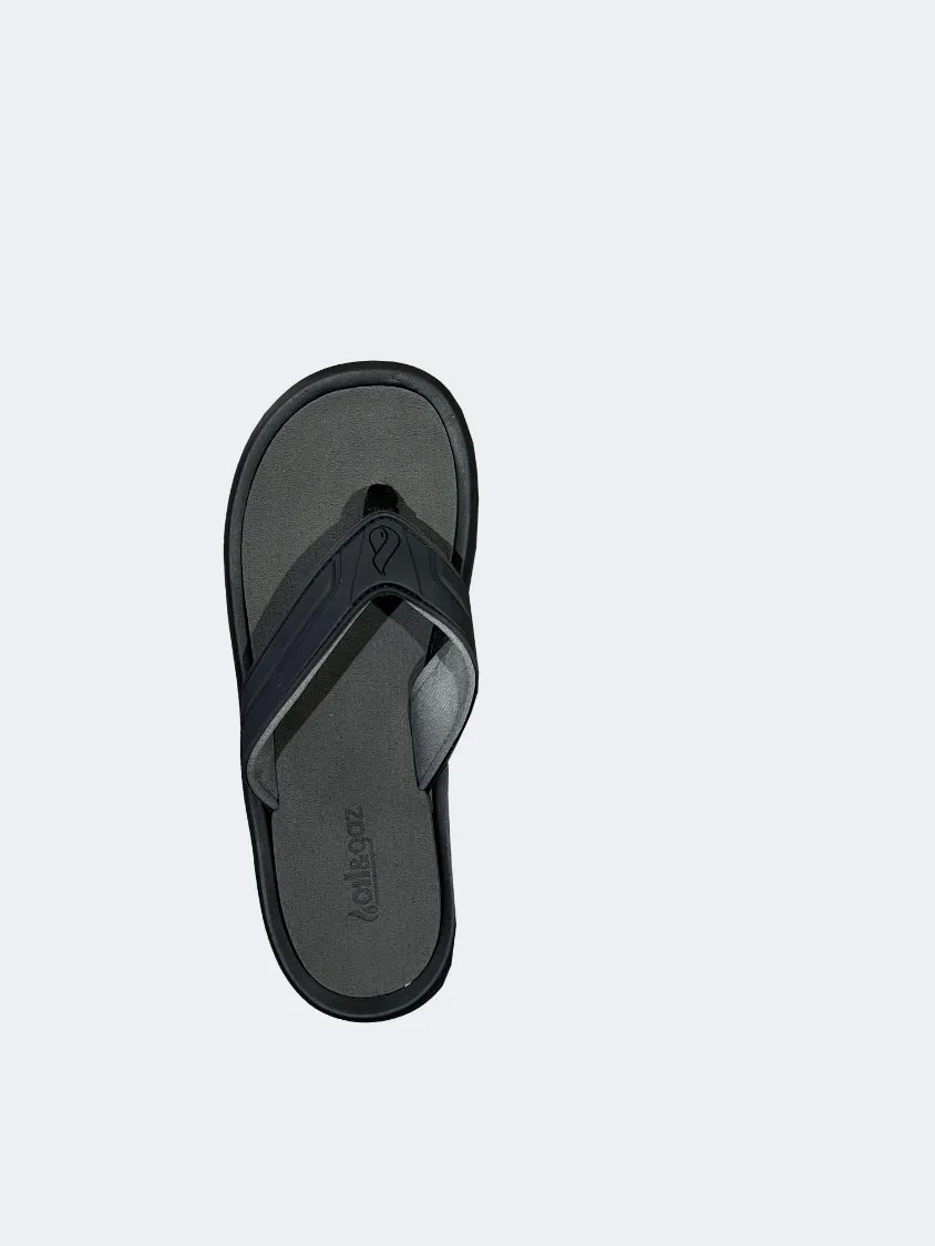 Oil And Gaz Flipflop Plain Men Lifestyle Slippers Black Mens Casual Everyday Sneakers