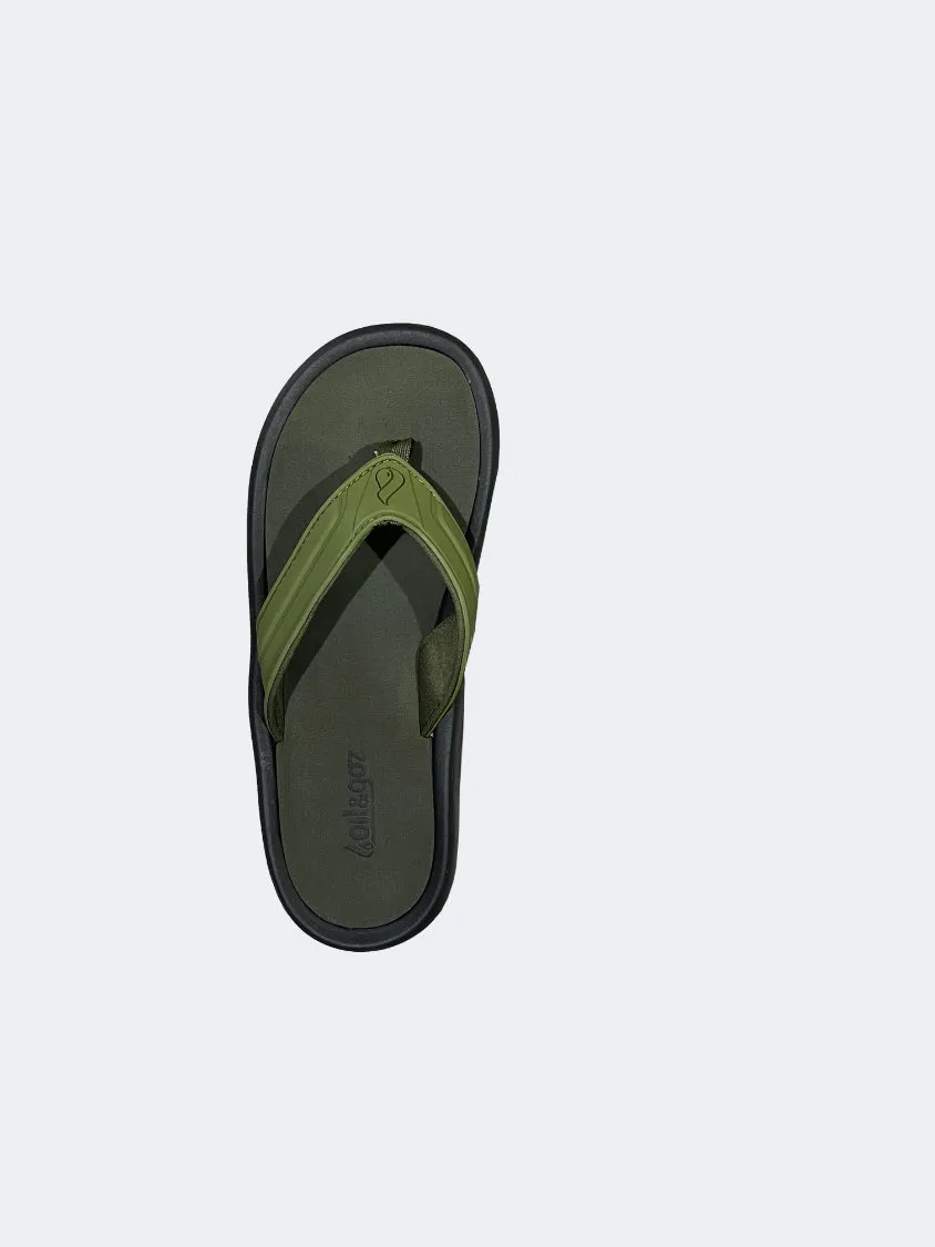 Oil And Gaz Flipflop Plain Men Lifestyle Slippers Olive Mens Casual Everyday Sneakers