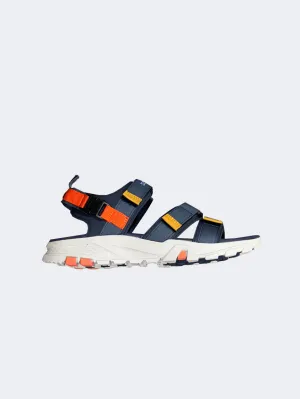 Oil And Gaz Open Toe Men Lifestyle Sandals Blue Mens shoes for everyday urban style
