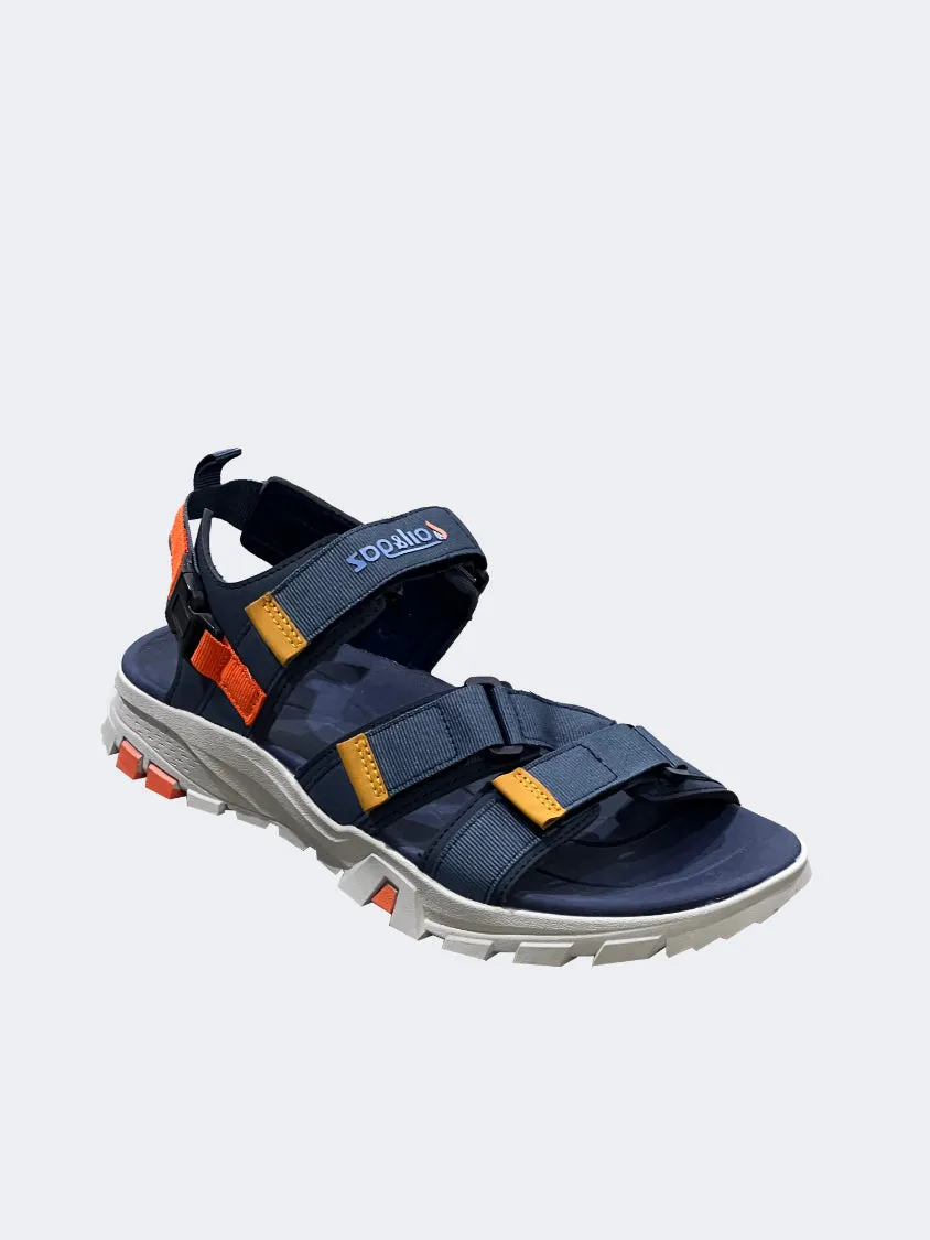 Oil And Gaz Open Toe Men Lifestyle Sandals Blue Mens Casual Everyday Sneakers