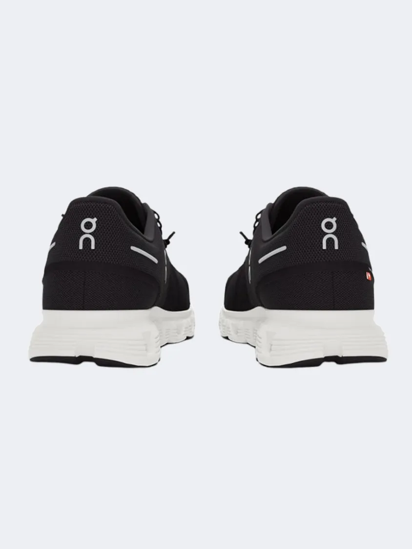 On Cloud 6 Men Lifestyle Sneakers Black/White Mens Urban Style Comfort Shoes