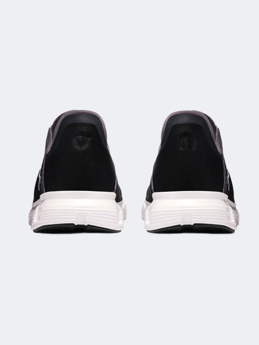 On Cloud 6 Men Lifestyle Sneakers Black/White Mens Urban Style Comfort Shoes