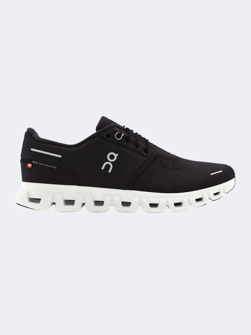 On Cloud 6 Men Lifestyle Sneakers Black/White Essential mens casual shoes for comfort