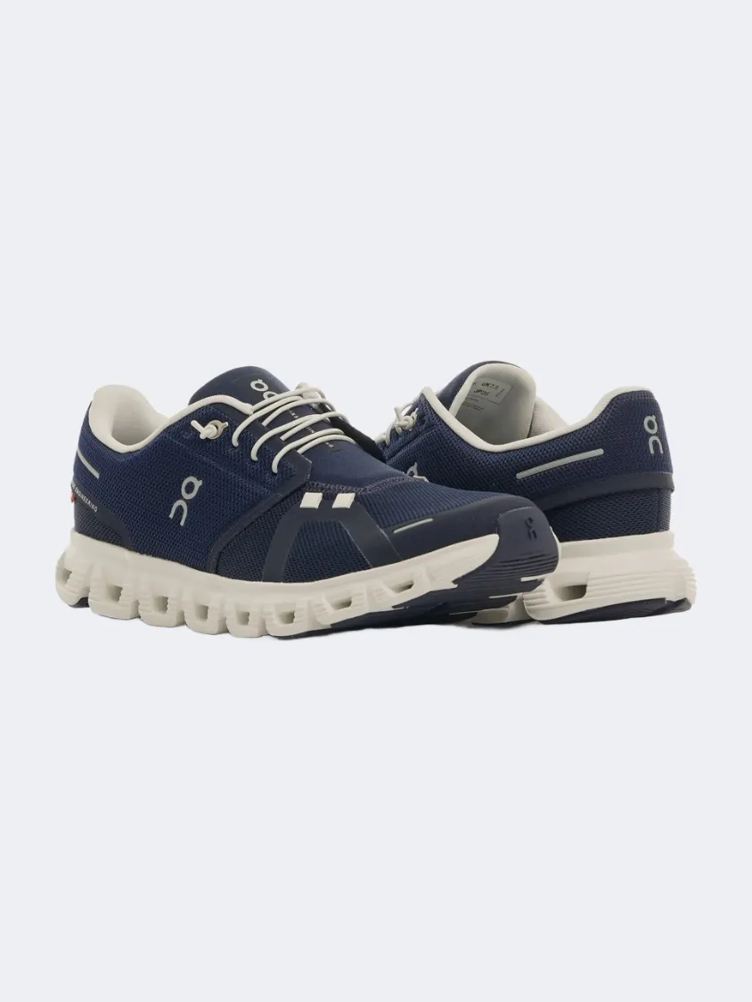On Cloud 6 Men Lifestyle Sneakers Midnight/White Mens Urban Style Comfort Shoes