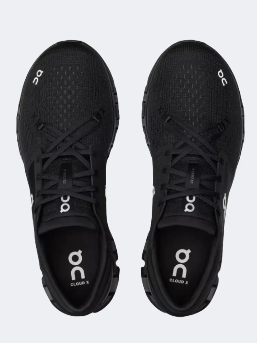 On Cloud X 4 Men Training Shoes Black/Eclipse Mens Casual Everyday Sneakers