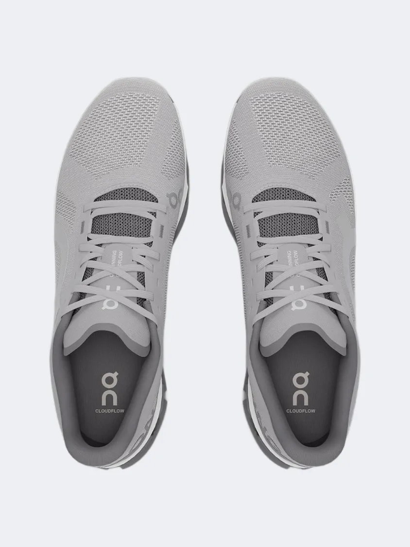 On Cloudflow 5 Men Running Shoes Alloy/Rock Mens Urban Style Comfort Shoes
