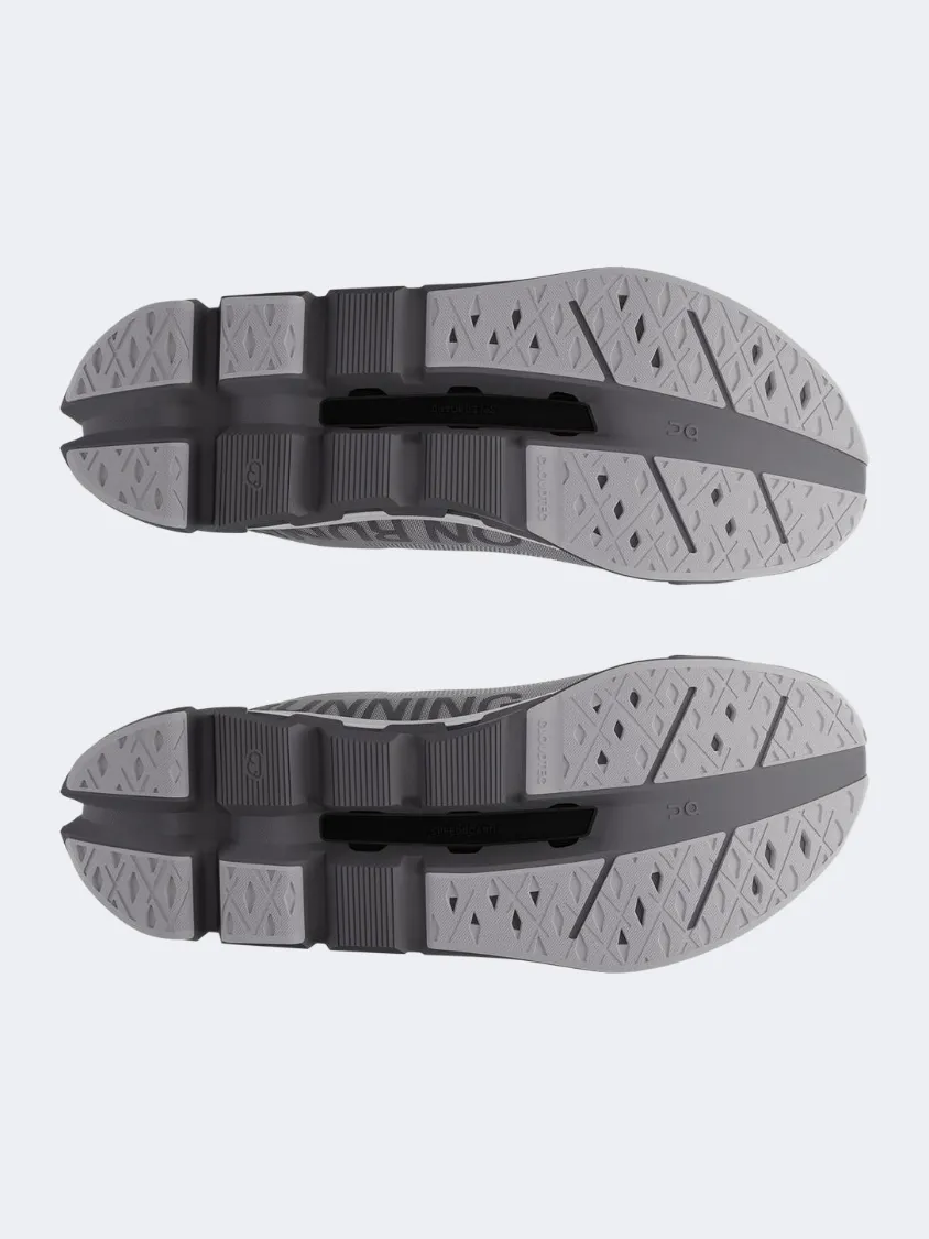 On Cloudflow 5 Men Running Shoes Alloy/Rock Mens Urban Style Comfort Shoes
