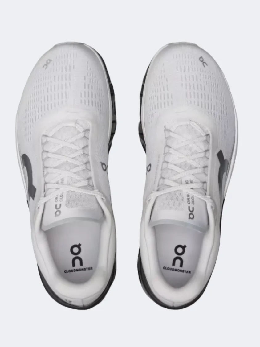 On Cloudmonster 2 Men Running Shoes Frost/Rock Mens Casual Everyday Sneakers