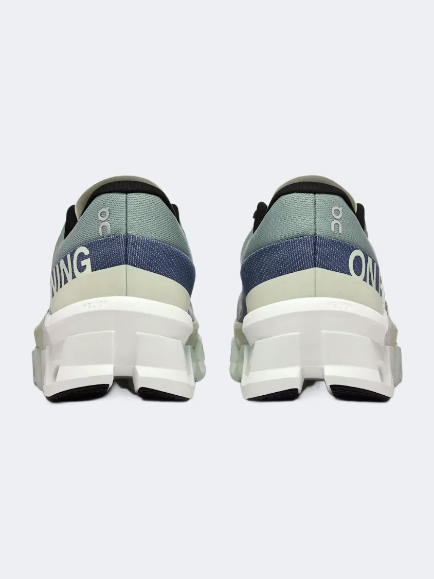 On Cloudmonster 2 Men Running Shoes Mineral/Aloe Mens Urban Style Comfort Shoes