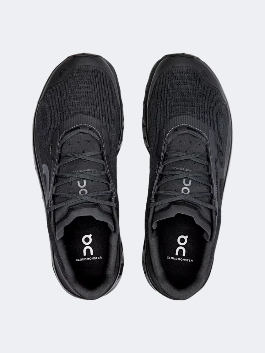 On Cloudmonster Void Men Running Sneakers Black Mens Urban Style Comfort Shoes