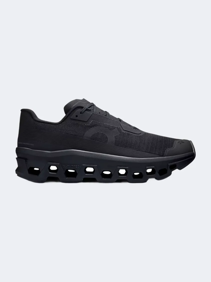 On Cloudmonster Void Men Running Sneakers Black Essential mens casual shoes for comfort
