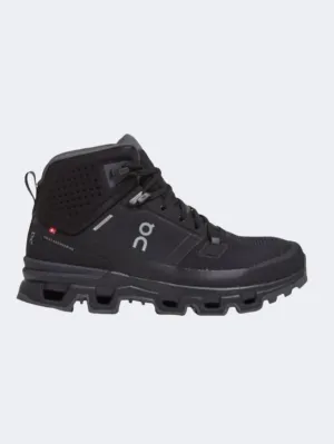 On Cloudrock 2 Waterproof Men Hiking Espadrilles  Black/Eclipse Mens shoes for everyday urban style